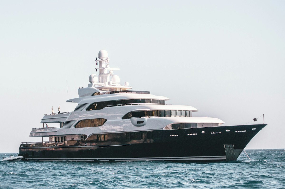 Private luxury superyacht chartered for an exclusive group cruise event